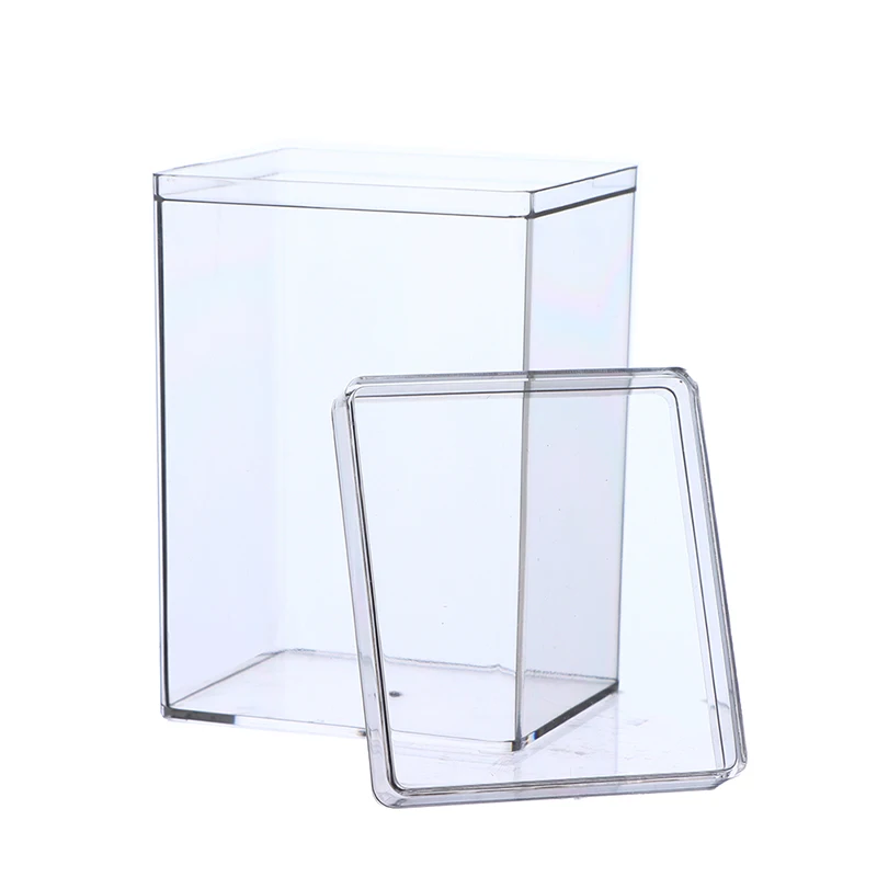 With Cover Plastic Organizer Small Gift Square Packing Box Food Candy Storage Container For Home