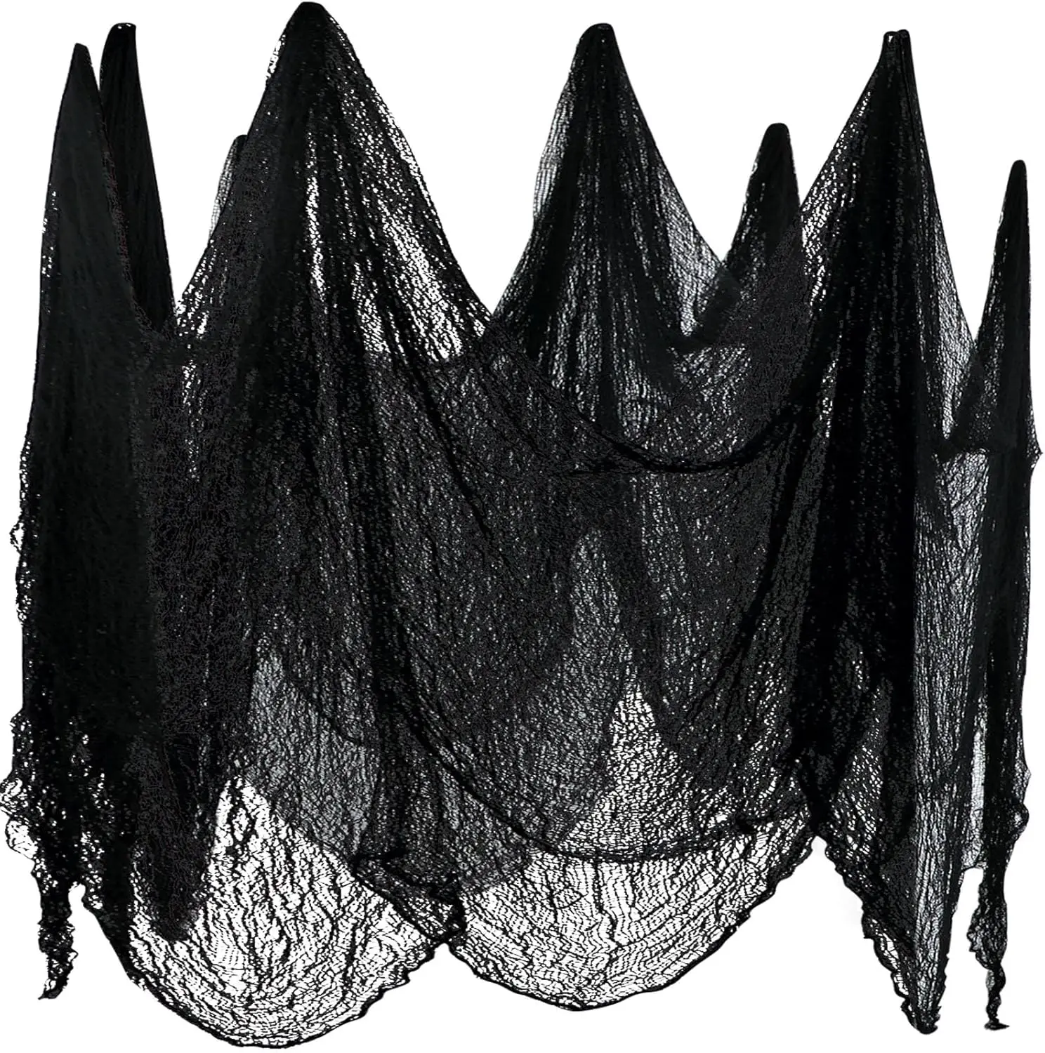 Черная марля для декора Хэллоуина