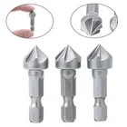 Новинка, зенкер 90 градусов, фаска для сверления, фаска 14 дюйма, шестигранный хвостовик, стандартная угловая точка, конический резак, инструменты для удаления