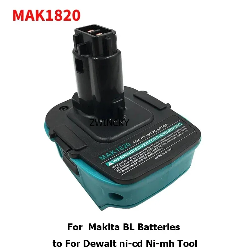 

Адаптер для литий-ионной батареи Makita 18 в BL1830 для Milwaukee Bosch Dewalt Ryobi Tool MT20DL MT20BSL MT20ML MT20MN MT20RNL MAK1820