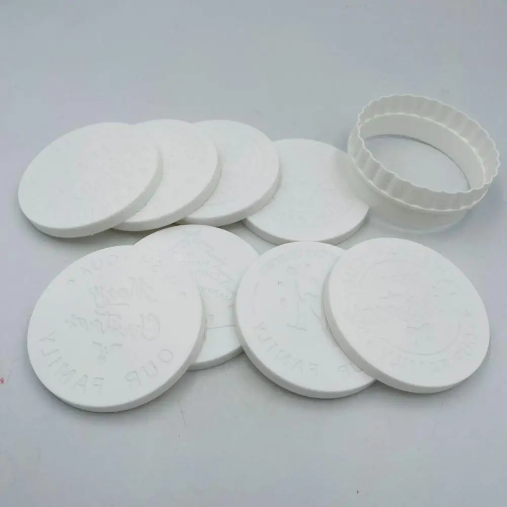 Рождественский штамп для формочки печенья с круглыми формочками Праздничные