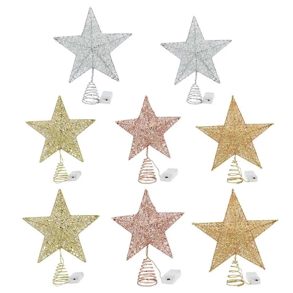 

Christmas Treetop Star Creative Tree Top Light Night Light for Holiday Home