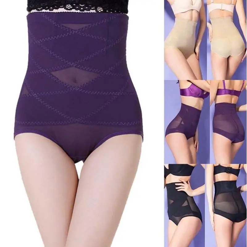 

Women High Waist Briefs Shapwear Slimming Underwear Panties Postpartum Tummy Control Body Shaper