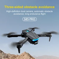 1pc drone 4k profesional mini s85 pro hd 4k 1080p camera obstacle avoidance wifi fpv maintaining rc foldable 3 sided drones