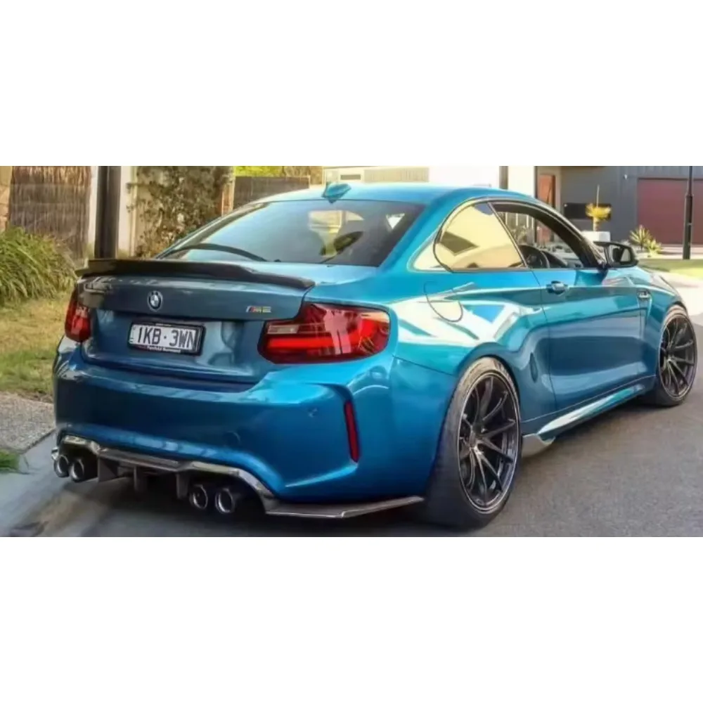 Диффузор для заднего бампера из углеродного волокна BMW M2 F87 M2C MTC Style 2014-2022
