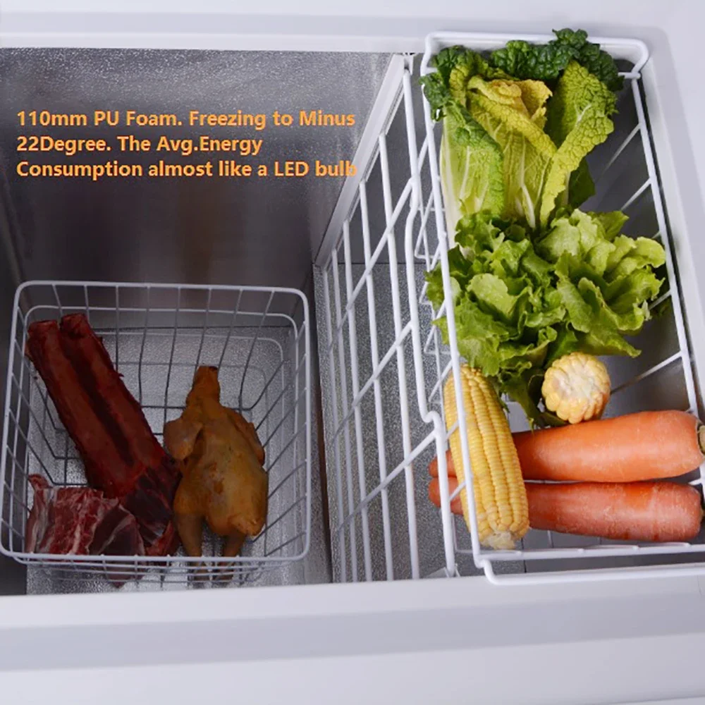 Коммерческая Морозильная камера 12 В 24 постоянного тока холодильник на солнечной