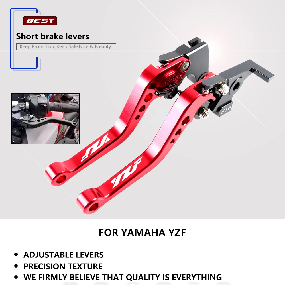 

Рычаг Сцепления короткого тормоза CNC для YAMAHA YZF R1 / YZF R1M 2015-2020 YZF R6 2017-2020, аксессуары для мотоциклов, рычаг ручек