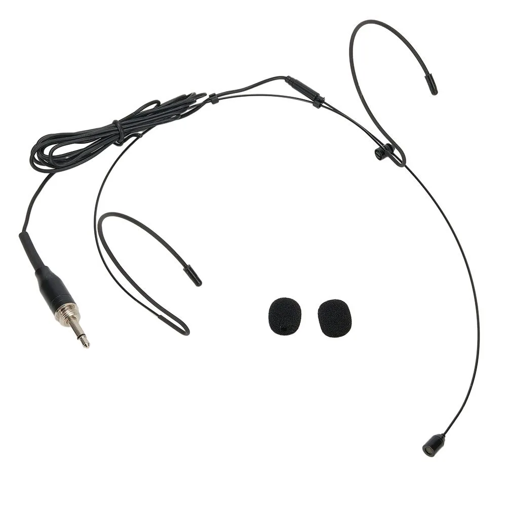 

Accessories Lightweight 100% Brand New Microphone Cover Double Earhook For Sennheiser Headset Mic Omnidirectional
