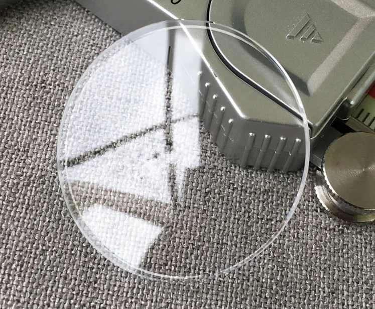 

2.0mm Thick Double Dome Concave Mineral Glass Replacement 30-38.5mm