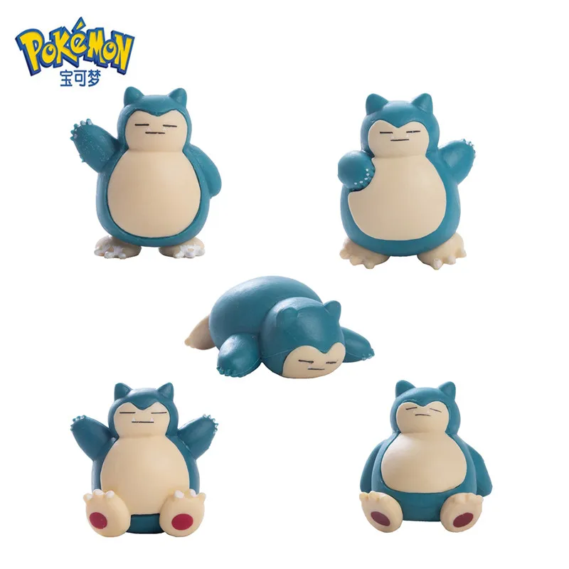 

Pokemon Anime Figure Snorlax Pikachu Mewtwo Eevee High Quality Pocket Monster Action Pet Doll Model Toy Children Christmas Gift