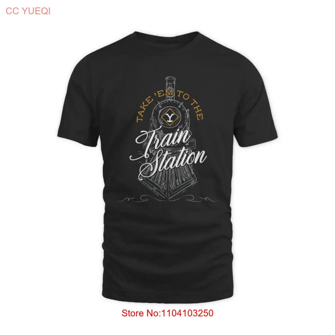 Футболка Yellowstone Take ɾm To The Train Station Merch P87141