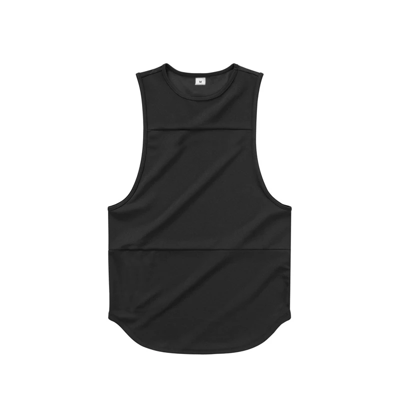 

2022 Men Sleeveless Tops Bodybuilding Fitness Tank Top Fashion Casual Singlets Brand Tracksuits Mens Undershirt 3 Color