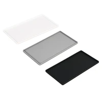 silicone plastic flat tray 200mm square non slip holder swivel holder bathroom soap holder tea and coffee cutlery holder
