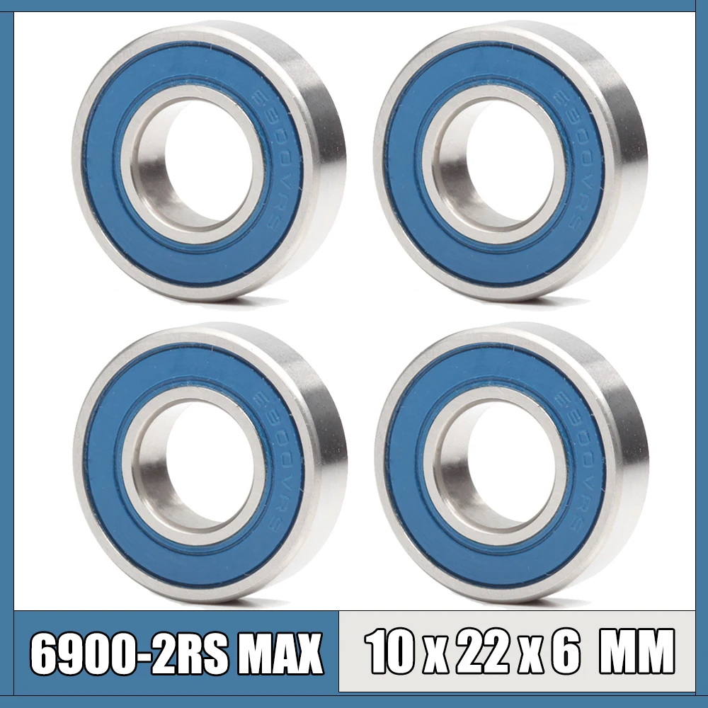 Подшипник 2RSV MAX 10*22*6 мм 4 шт. Полные шарики запасные части для велосипеда 6900 2RS RSV