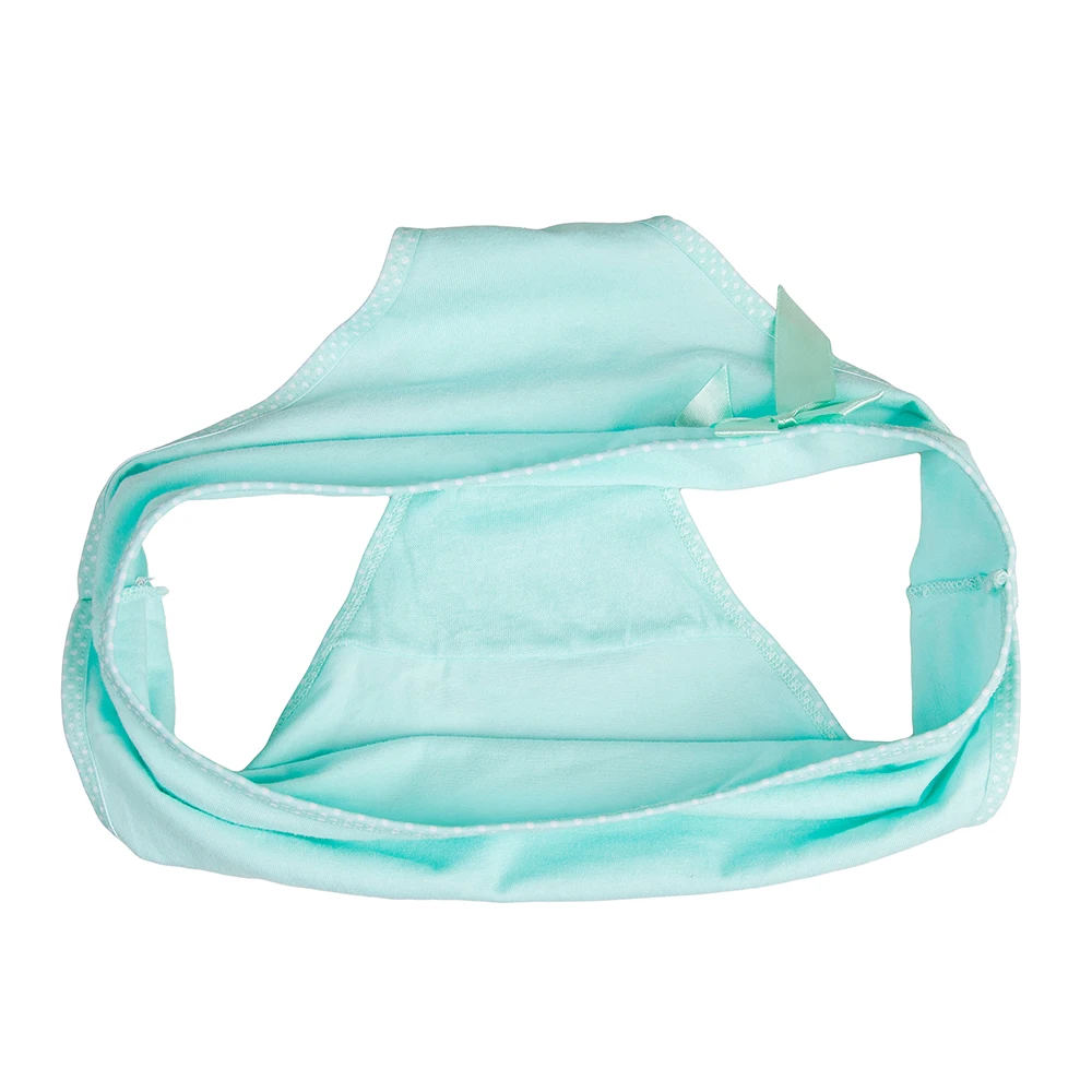 FUNCILAC Women's Briefs Appare Mid Waist Cozy Solid Bow Women Cotton Panties Underwear for Women Plus Size 2xl 3xl 4xl 6 pcs/lot