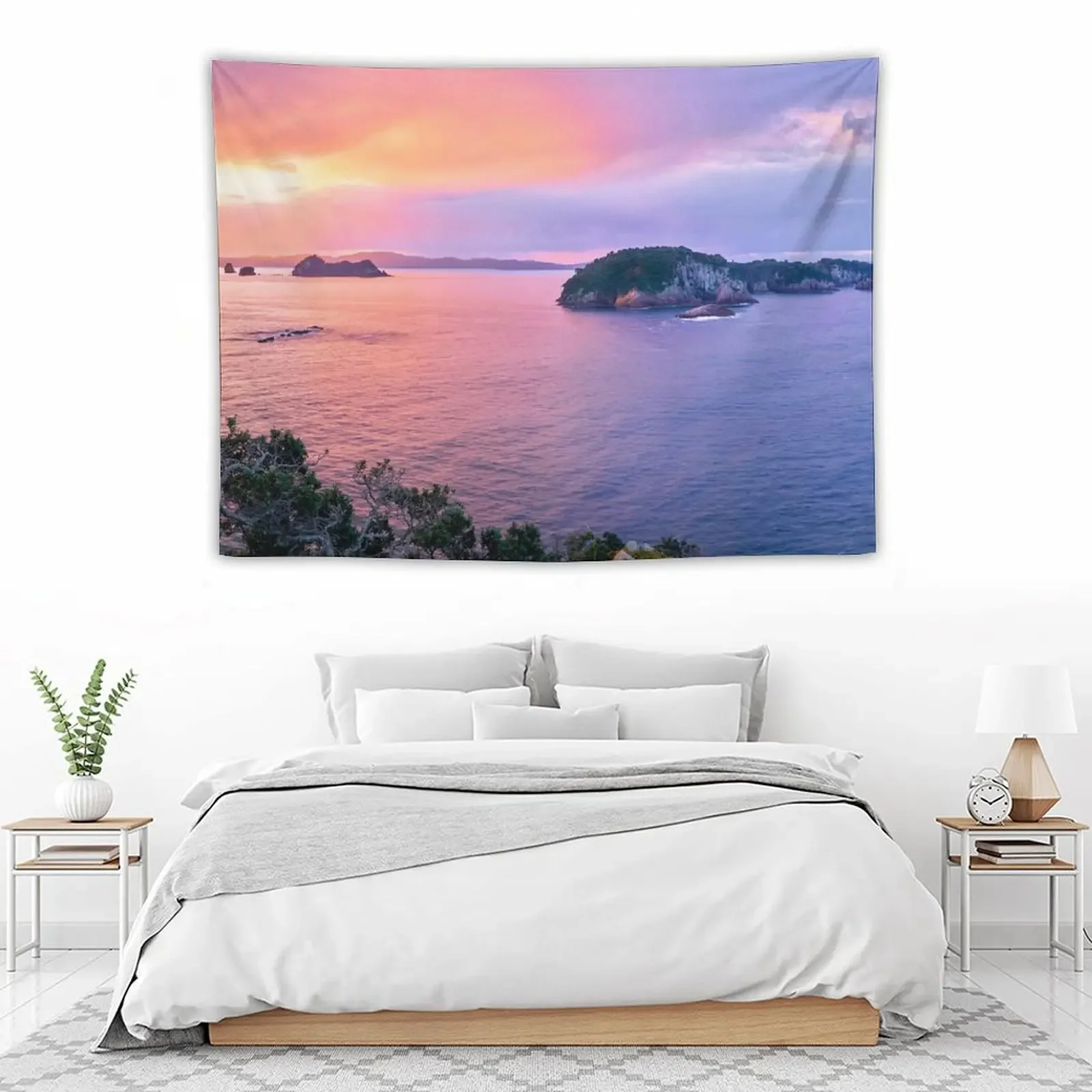 Гобелен Coromandel Coast С закатом украшение в скандинавском стиле домашний декор