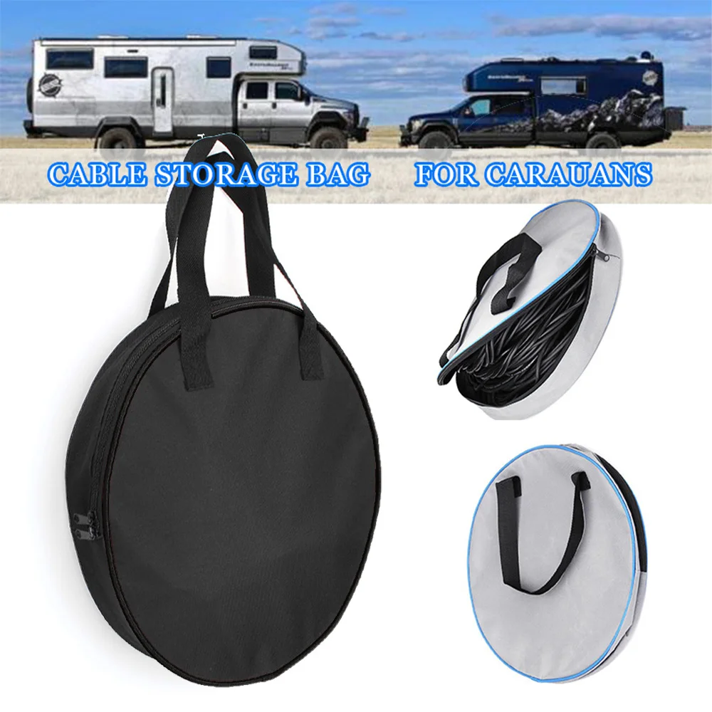 

RV Parts Car RV Caravans Wire Cable Harness Storage Bag Case Motorhome Gardening Portable Heavy Duty Cable Organizer
