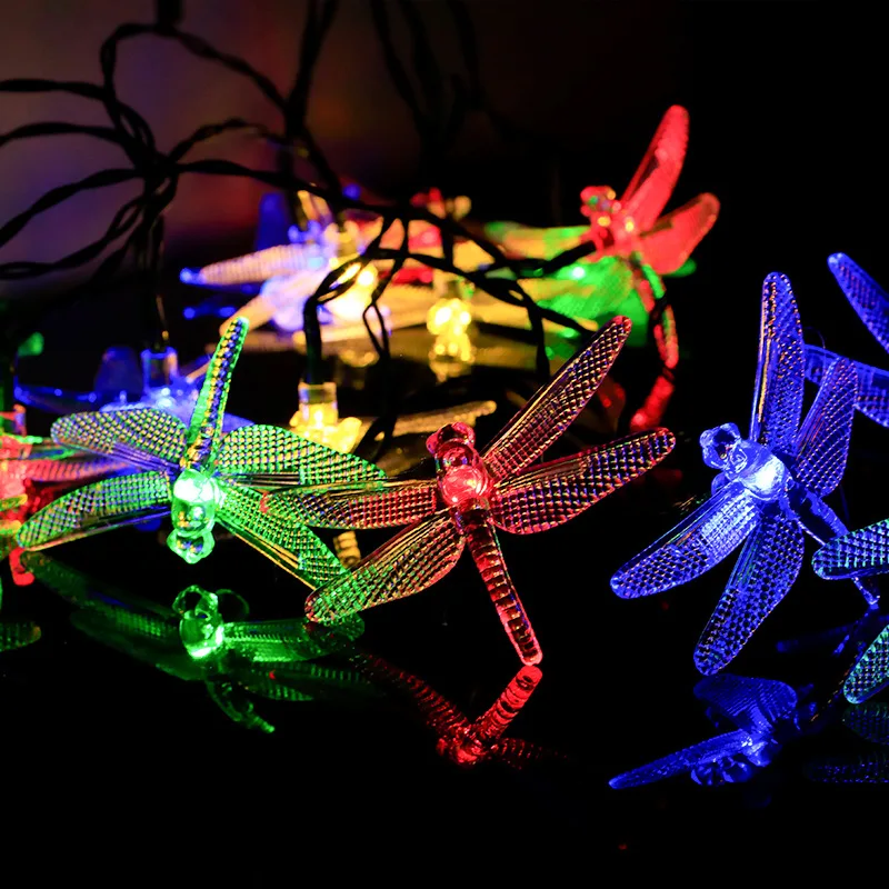 

Dragonfly Solar Light Outdoors Lamp LED Garden Waterproof Light Solar Power Lawn Garden Decoration Solar String Light