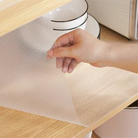 45 30 500cm Clear Waterproof Oilproof EVA Drawer Mat Liner For Cabinet Kitchen Cupboard Refrigerator Table Shelf Desktop Cover