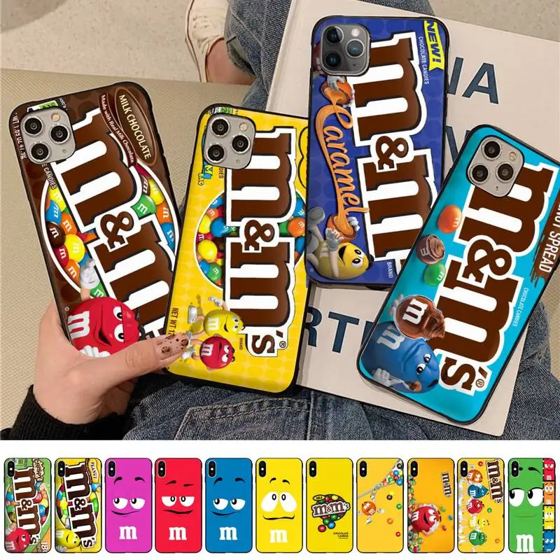 

MaiYaCa M&Ms Chocolate Phone Case for iPhone 11 12 13 mini pro XS MAX 8 7 6 6S Plus X 5S SE 2020 XR case