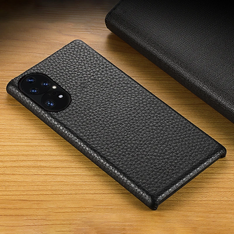 

luxury cowhide leather phone case For Huawei Mate 50 40 30 20 Pro 20x Litchi Texture Back Cover for huawei P50 40 30 20 Pro