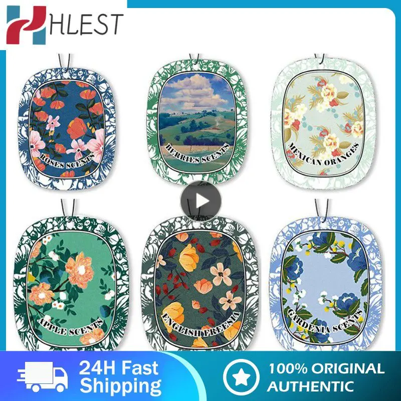 

Car Solid Perfume Jewelry Universal Not Pungent Car Aromatherapy Comfortable Durable Anti-flavor Fragrance Paper Hanging Piece