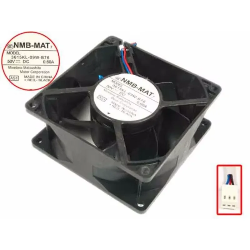 NMB-MAT 3615KL-09W-B76 AS1 DC 50 В 0 60 А 92x92x38 мм Вентилятор охлаждения сервера