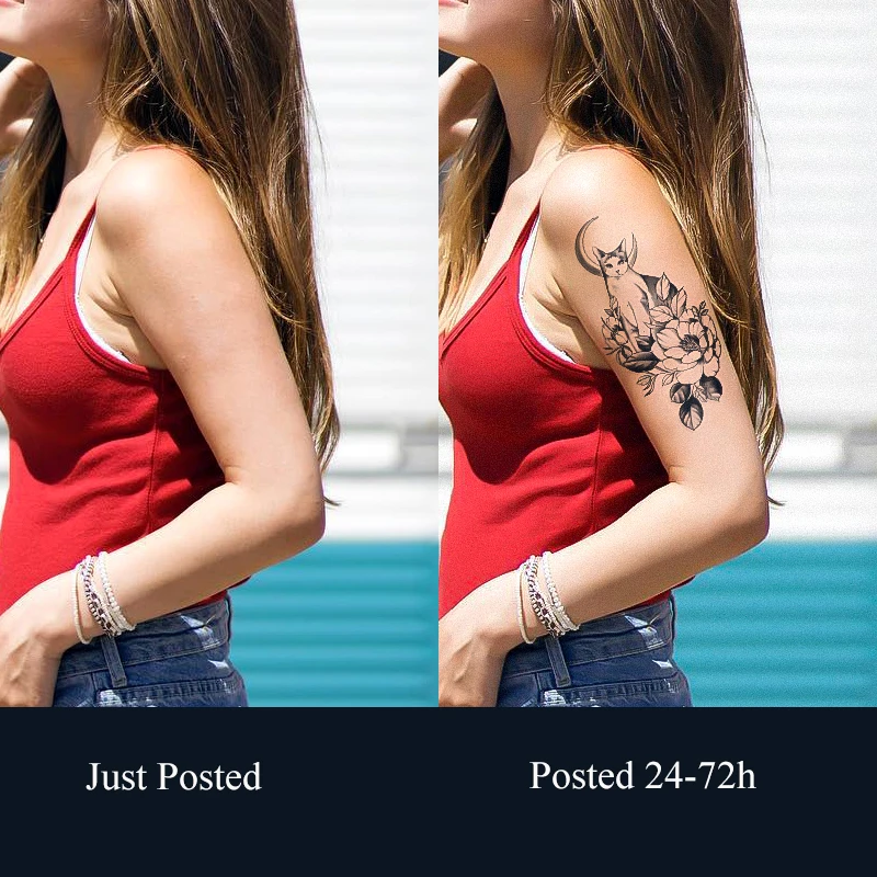 1 шт. водостойкая Временная тату-наклейка на руку для мужчин и женщин