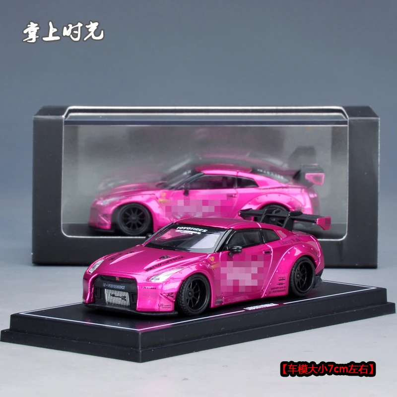 

Spot LB оригинальная фабрика 1:64 электро-оптический порошок Nissan GT-R модифицированный LB GTR R35 модель автомобиля из сплава