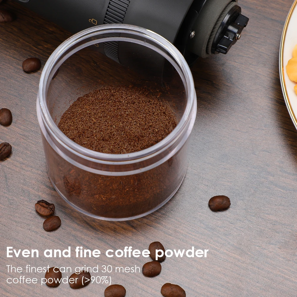 Electric Coffee Grinder Machine Mill Grain Crusher Portable Beans Kitchen Grinding USB Charging Professional no Manual |