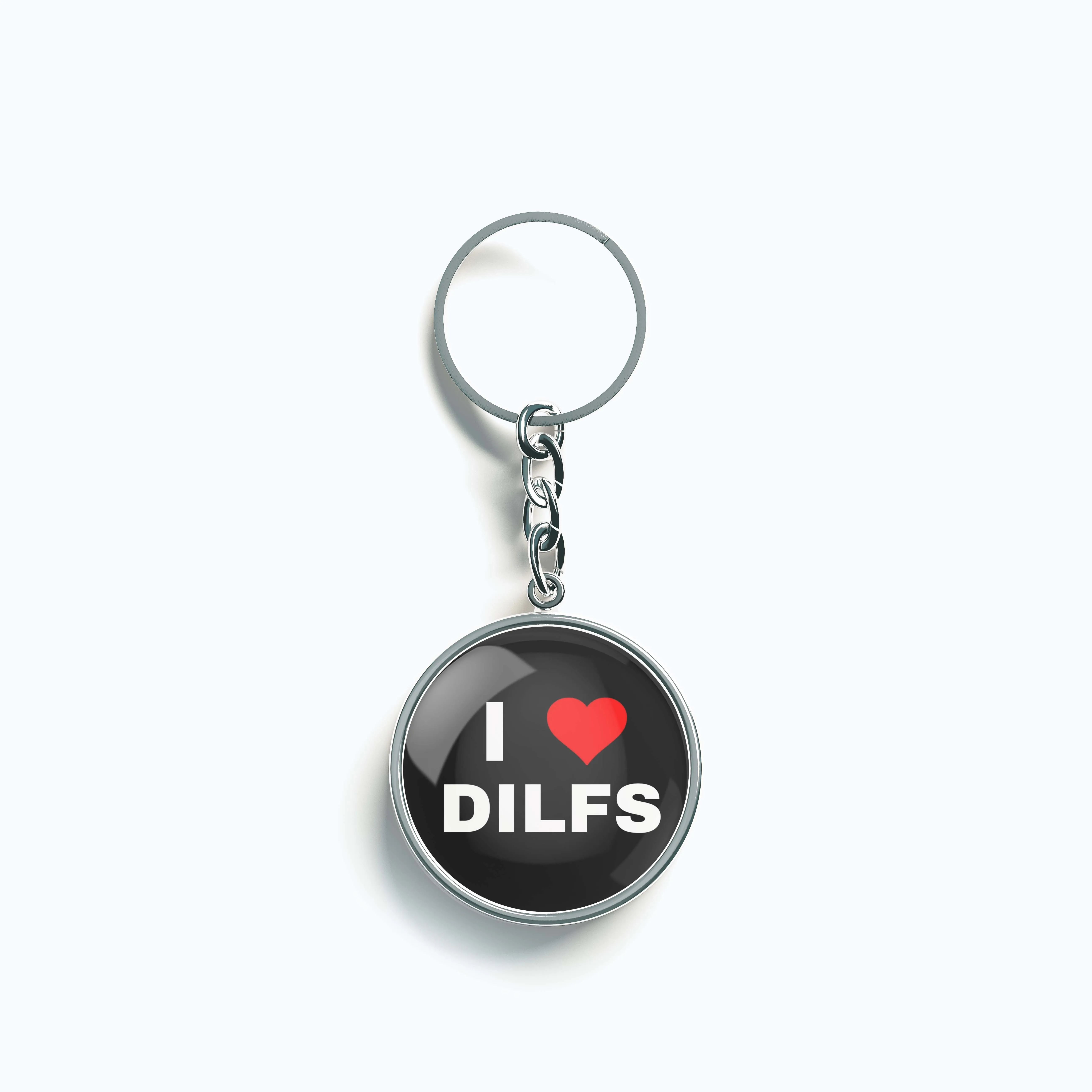 

Ожерелье «I Love Dilfs Moon», аксессуары для девушек, ювелирные изделия из нержавеющей стали в виде Купола для вечеринки для женщин и мальчиков, мод...