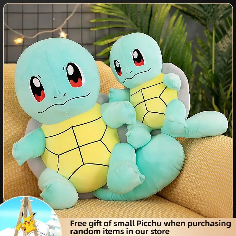 

Мягкая игрушка Takara Tomy Pokemon милый Сквиртл, подарок на Рождество, украшение для спальни, полипропилен, хлопок, 30 см