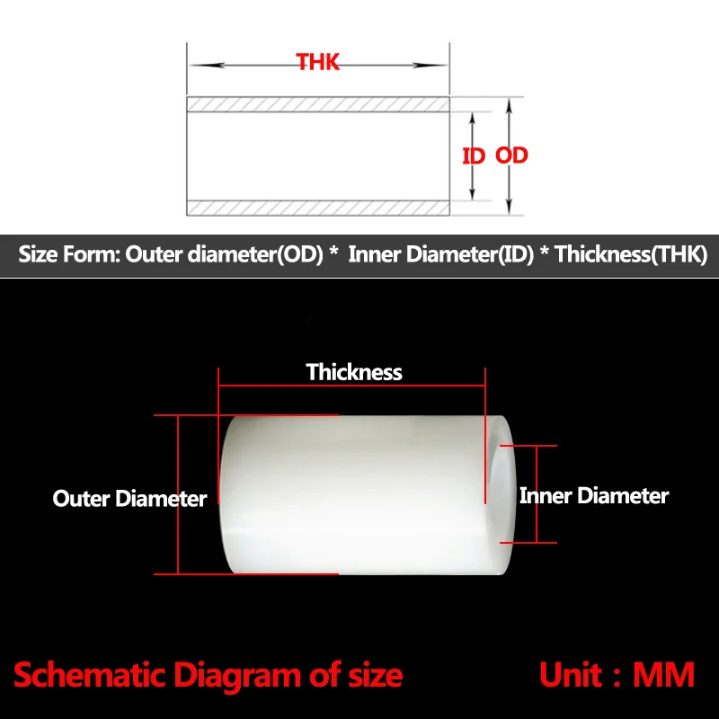 M3 M4 M5 M6 M8 белая изоляционная колонка из АБС-нейлона и пластика прокладка втулки
