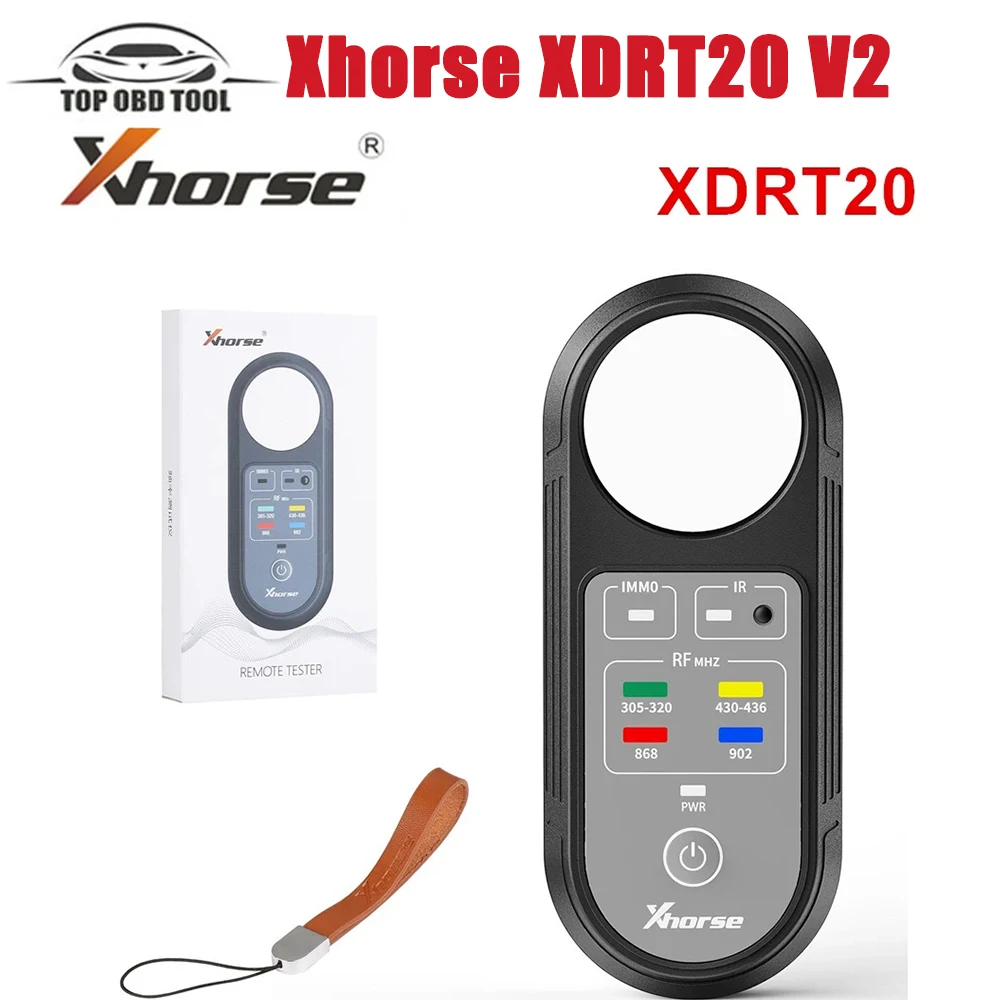 Xhorse XDRT20 V2 Частотный тестер Инфракрасное обнаружение сигналов для 315 МГц 433 868 902