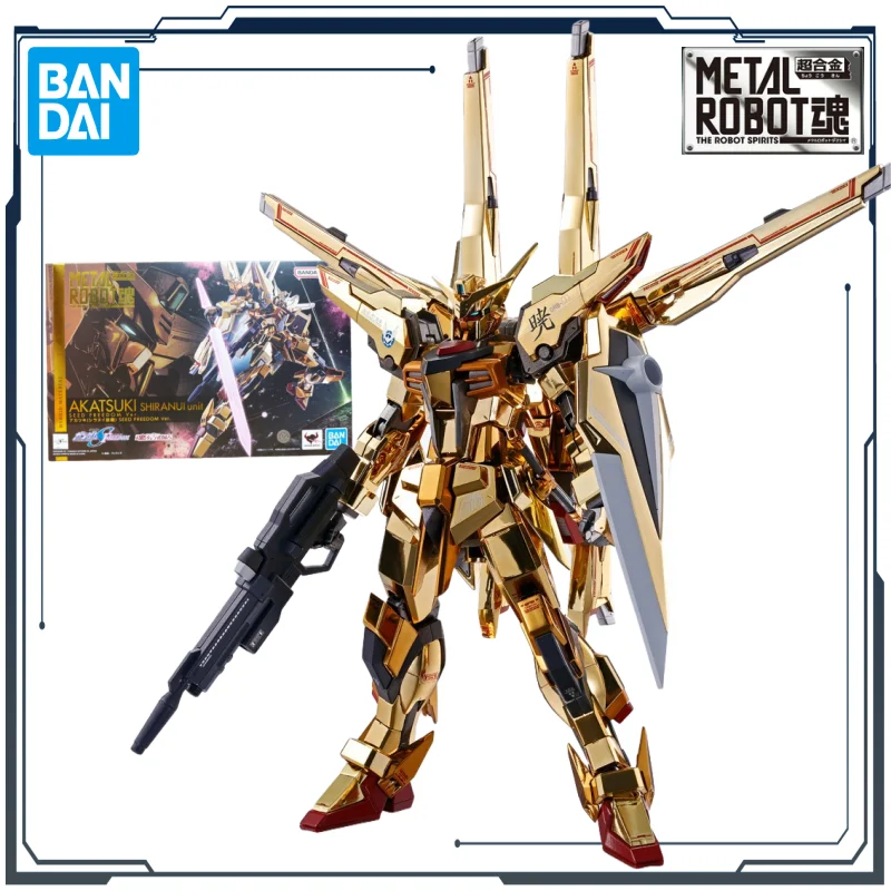 Фото Оригинальный металлический робот BANDAI METAL ROBOT SPIRITS ＜SIDE MS＞ АКАЦУКИ (БОЕВОЙ БЛОК) SEED FREEDOM Ver. Коллекционные фигурки роботов-игрушек №1