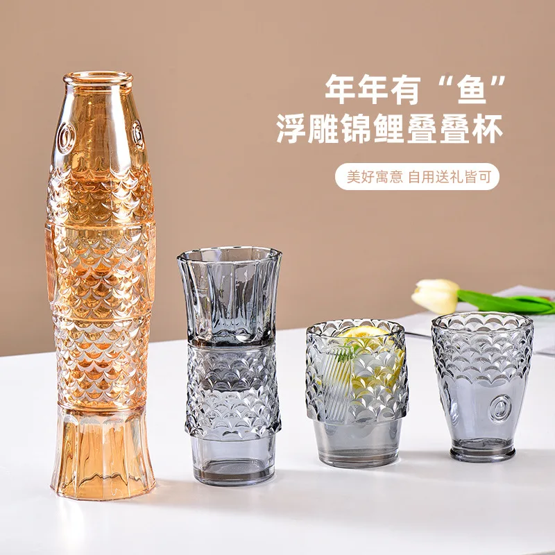 

4 шт., металлическая кружка в форме рыбы