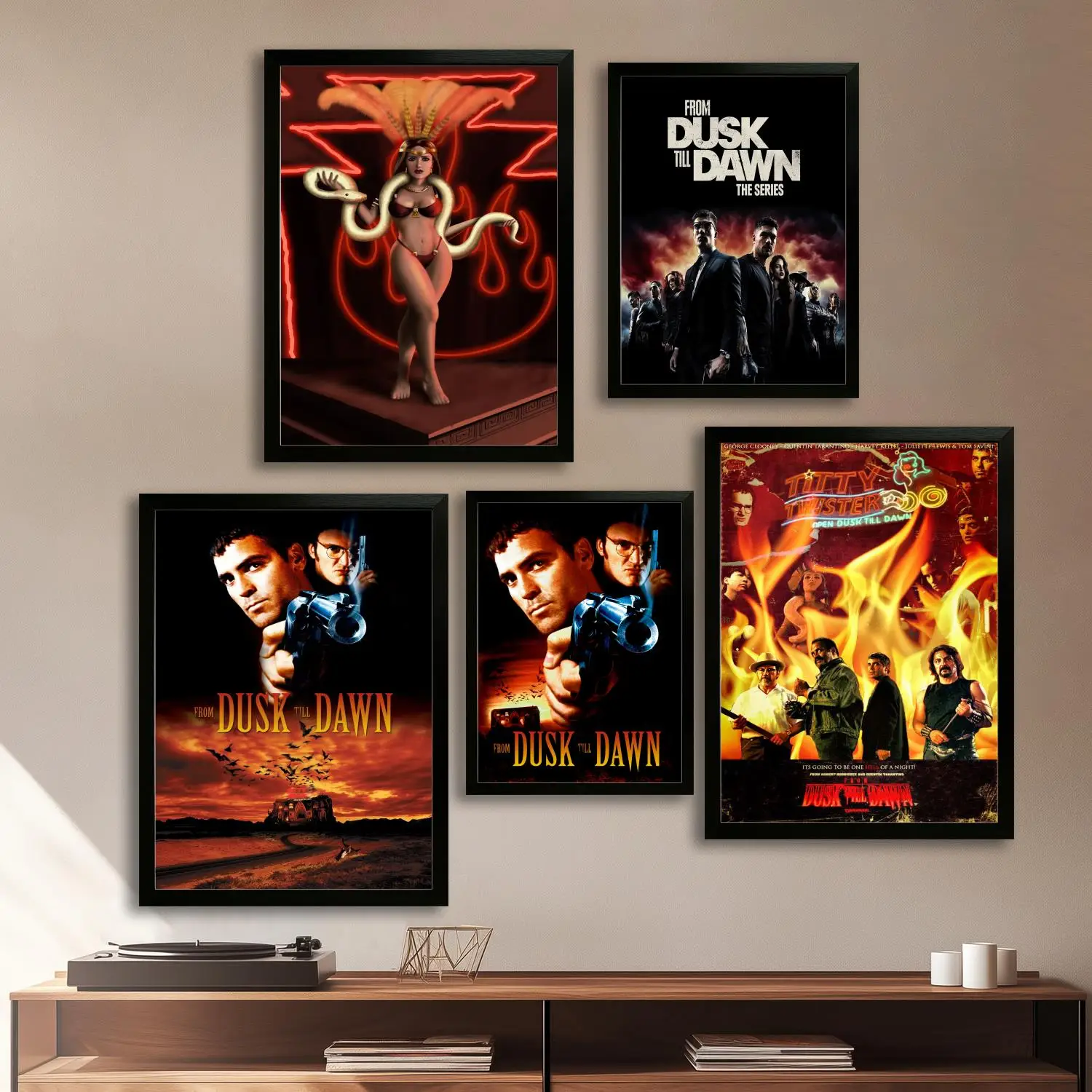 Художественный постер &quotИз сумерек до рассвета&quot печать на холсте