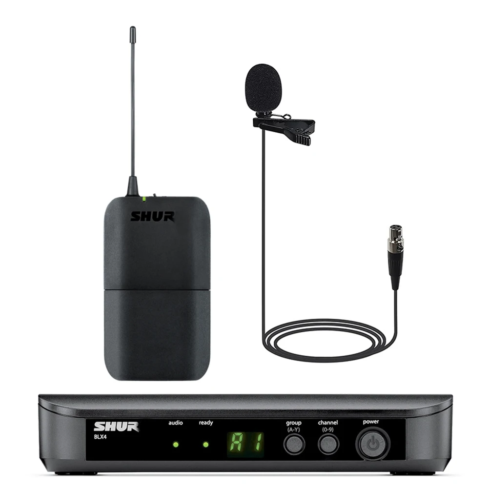 

BLX14 BLX4 Wireless Presenter System bodypack microphone wireless CVL Lavalier Mic WB98 for Saxophone guitar Karaoke Stage