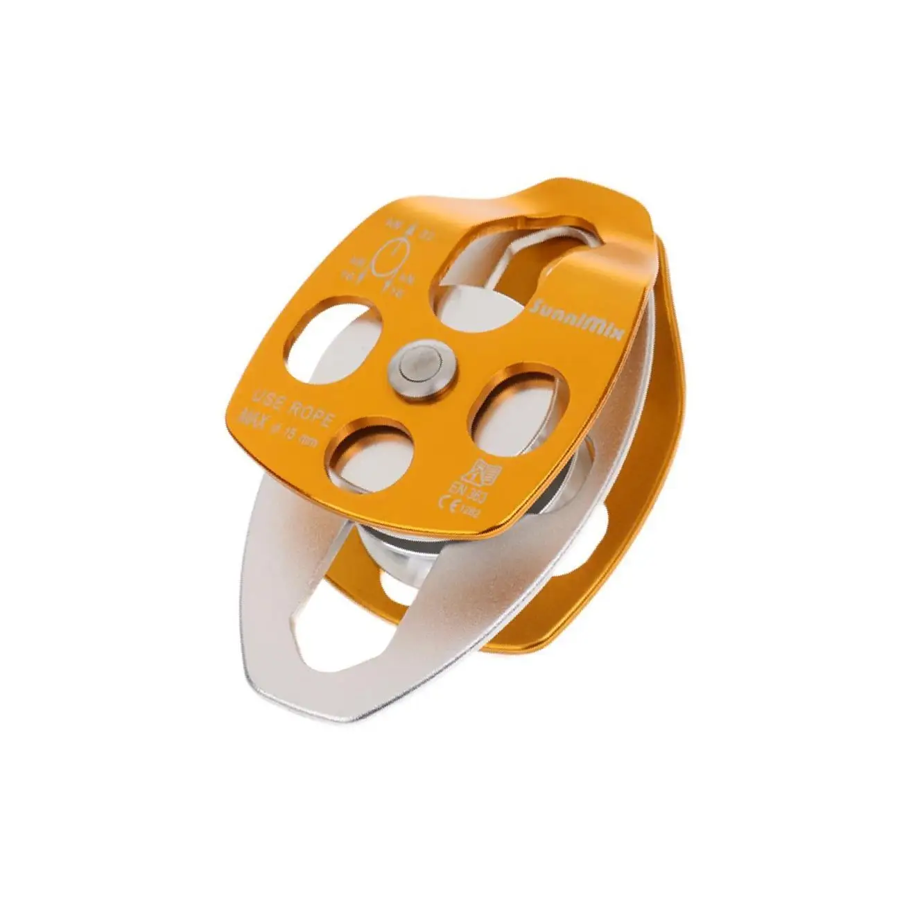 

32KN Double Pulley for Hauling System Climbing Caving Rescue Dragging