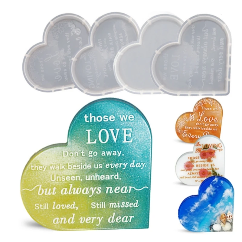 

Silicone Jewelry Casting Mold Jewelry Making Tools English Letters Love Pendant