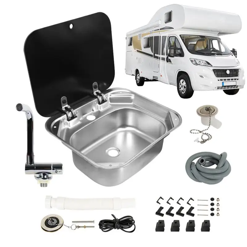 

Складная раковина из нержавеющей стали для кухни, экономия места, кухонные аксессуары, гибкие аксессуары для Rv