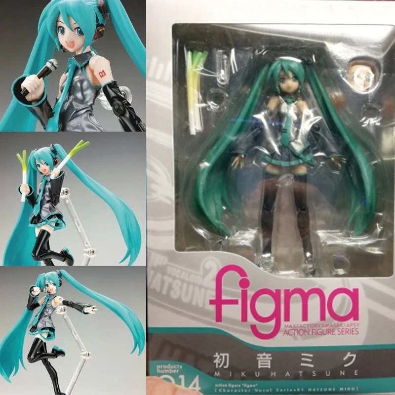 

Hatsune Miku Action Figure Figma 014 Anime Figurine Collectible Model Toy Cute Doll