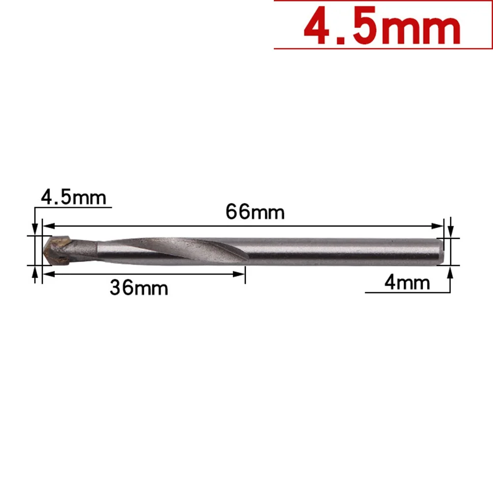 

3-10mm Cemented Carbide Drill Bit Spiral Groove Round Shank For Drilling Stainless Steel Iron Wood Plastic Aluminum Alloy