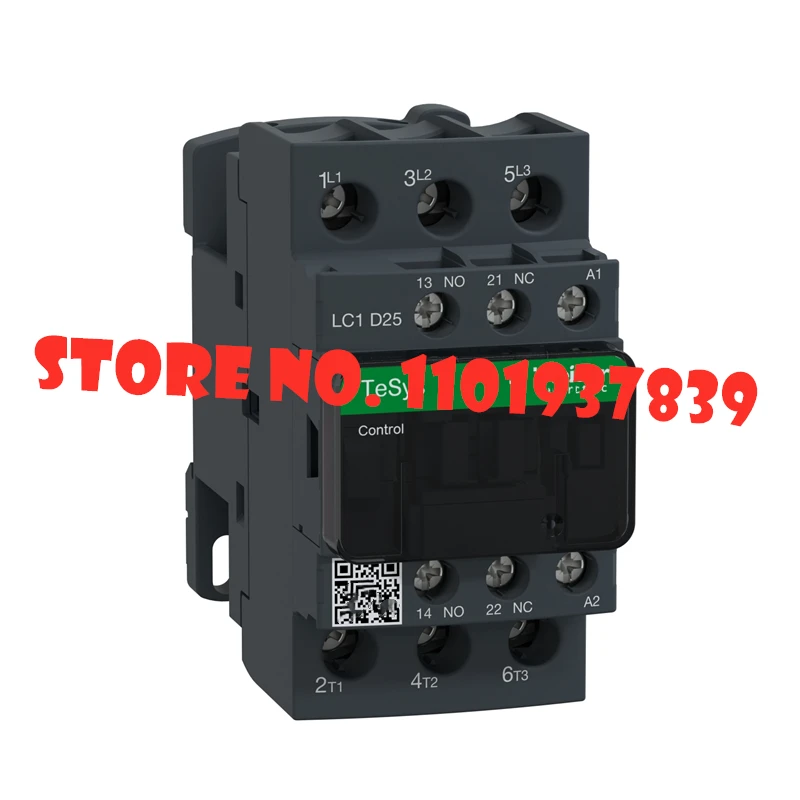 Schneider Electric Контактор переменного тока TeSys Deca 3P 25A LC1D25M7C LC1D25CC7C LC1D25B7C LC1D25E7C LC1D25F7C LC1D25Q7C