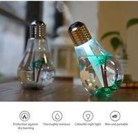 colorful light bulb humidifier car atomization water distributor mini usb humidifier household ambience light ins hot sale aroma