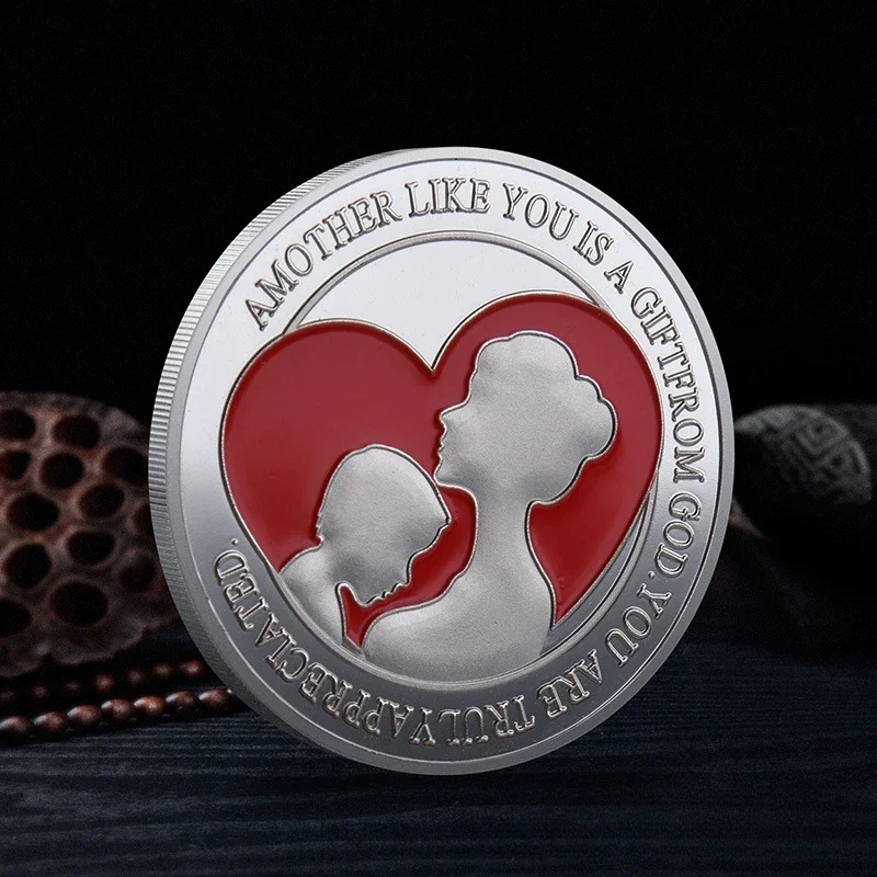 Сувенирная монета на женский день похвала мамы предсказания 31 коллекционные