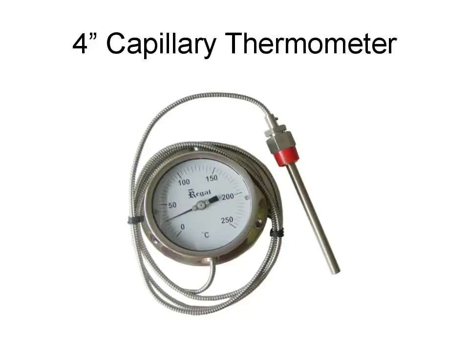 

Капиллярный термометр из нержавеющей стали диапазон 0-120 c