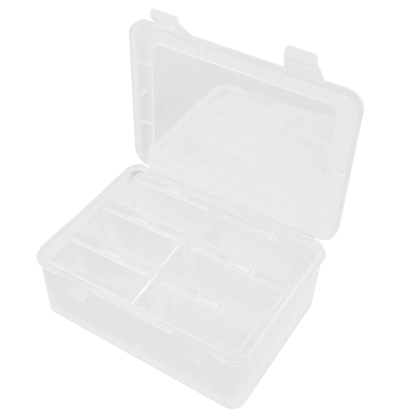 Medicine Mini Bin Storage Organizer Rings Beads Holder Ear Backs Case