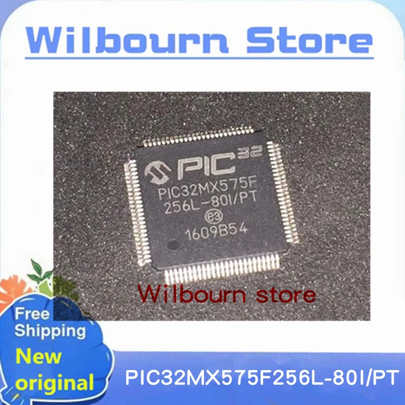 

1PCS/LOT PIC32MX575F256L-80I/PT PIC32MX575F 256L 80I/PT TQFP100 100% New Spot stock