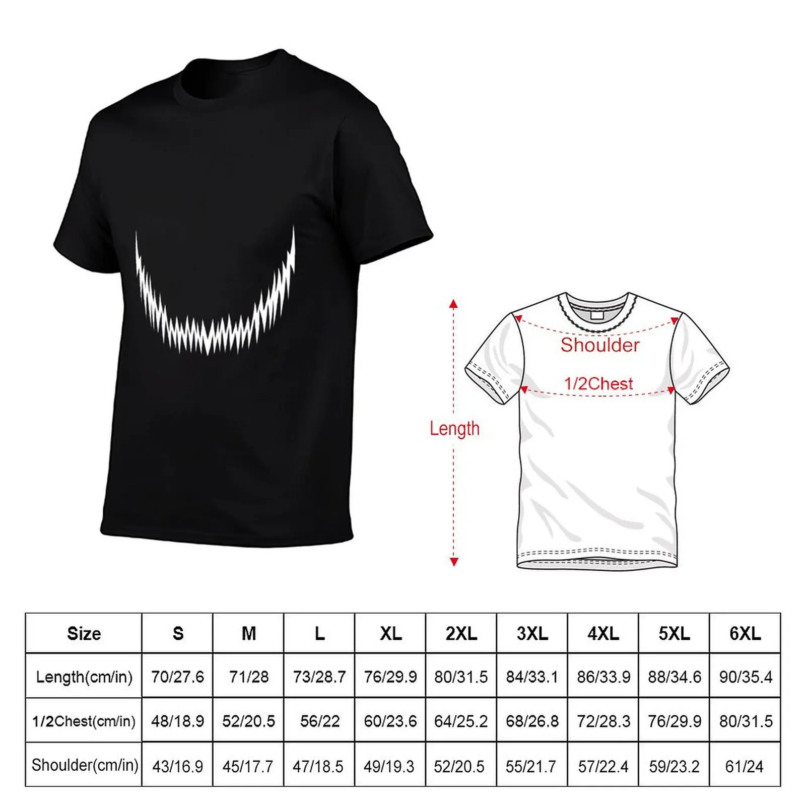 Фото Футболка Ajin Smile с модным принтом и короткими рукавами №2